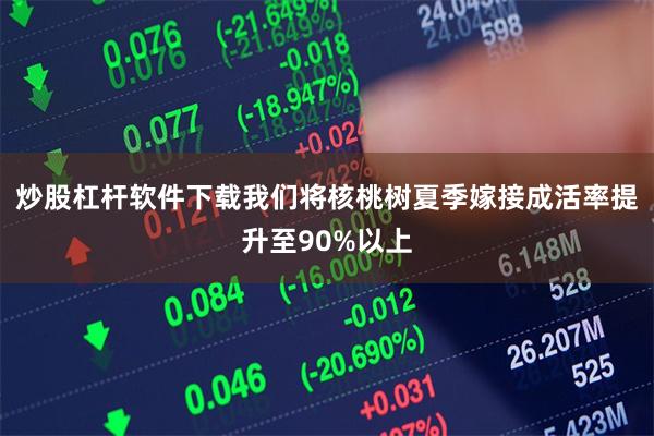 炒股杠杆软件下载我们将核桃树夏季嫁接成活率提升至90%以上
